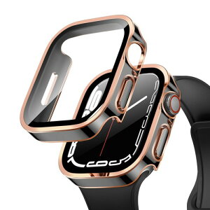 AMAPC for Apple Watch �P�[�X �Ή� IP68���S�h�� �o���h ���j �X�|�[�c��p �h���P�[�X 3D���p�G�b�W�f�U�C�� Series6/SE3/SE2/SE/5/4 ����� ����̃u���b�N���[�Y�S�[���h S10 AppleWatch 42mm ��̌^ �J�o�[