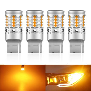 Catland T20 LED �E�C���J�[ �A���o�[ �n�C�t���h�~ �s���`���Ⴂ ��R���� �L�����Z���[���� 7440 W21W WY21W ���A �t�����g �� �d�� �o���u 12V �E�C���J�[�o���u �E�B���J�[ �I�����W ���P�x WX3 16d