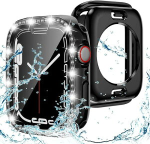 AMAPC for Apple Watch �P�[�X �p 360�x�S�ʖh�� �o���h ���j �X�|�[�c��p �K���X�t�B���� ��̌^ apple watch �J�o�[ 360�t���{�f�B�h�� �A�b�v���E�H�b�` 2024������ Ultra 2/Apple �����h 49mm 10