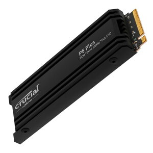 Crucial P5 Plus 1TB Gen4 NVMe M.2 SSD �����Q�[�~���OSSD �q�[�g�V���N�t�� PlayStation 5 (PS5)�Ή� - �ő�6,600MB/�b - CT1000P5PSSD5 1TB�B