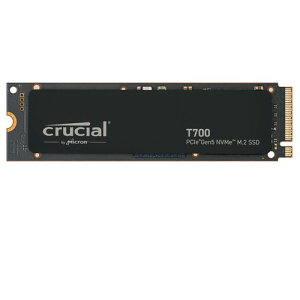 Crucial T700 2TB Gen5 NVMe M.2 SSD - �ő�12,400MB/�b - DirectStorage Enabled - CT2000T700SSD3 - �Q�[���A�ʐ^�A�r�f�I�ҏW�A�f�U�C�� - �����\���b�h�X�e�[�g�h���C�u �q�[�g�V���N�Ȃ���T700�B