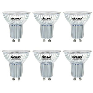 DiCUNO LED�d�� GU10���� 40W�`�n���Q������ 600lm 5W �X�|�b�g���C�g 2700K 4000K 5000K LED�X�|�b�g���C�g �L�p 6�� ���F / �����F / �d���F