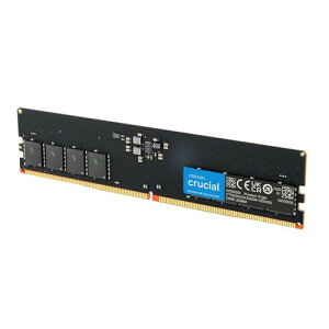 Crucial RAM DDR5 5600MHz 5200MHz�܂���4800MHz �f�X�N�g�b�v������ �u���b�N CT16G56C46U5 32GB �L�b�g 16GB CT2K16G56C46U5 �܂���5200MHz�܂���4800MHz CT32G56C46U5�B �f�X�N�g�b�v�p���݃����� 16GBx2�� 5200MT/s CL42 UDIMM