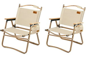 DesertFox �A�E�g�h�A �`�F�A �L�����v �y�� 2�Z�b�g �܂肽���� �֎q �ω׏d150kg �l�G�K�p �R���p�N�g�y�� �g�ѕ֗� �C�X �s�N�j�b�N �L�����v�p DY001 ���� / �N���[�� / �݂ǂ�