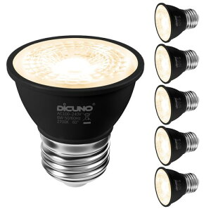 DiCUNO LED�d�� E26���� LED �X�|�b�g���C�g 6W 60W�n���Q���d������ 660lm 2700K 4000K 5000K CRI90 6�� �����F / ���F / �d���F �{�̔� CRI95 �{�̍�