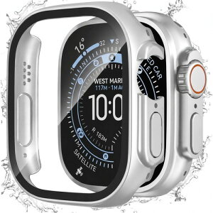 Puptoya for �A�b�v���E�H�b�` �h�� �J�o�[ 49mm Apple Watch�p �P�[�X Ultra3/2/1 �����Ղ邤������ �ی� �o���p�[ �^�b�`���x������ �ϏՌ� �K���X�t�B���� �����ȒP iWatch �E���g��3/2/1 49 �V���o�[