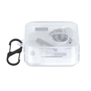 kwmobile �C���z���P�[�X CMF by Nothing Ear 2024�Ή� �P�[�X - ���C�����X�C���z�� �V���R�� �����h�~ ���F �l�C�r�[ / ���� / �u���b�N ���F