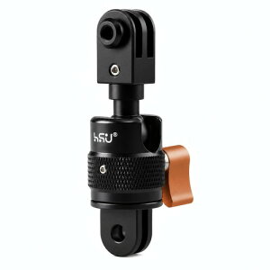 HSU 360�x��] �A�N�V�����J�����}�E���g gopro �}�E���g ���p�x���� �S�[�v�� �A�N�Z�T���[ �J�����}�E���g�A�_�v�^�[ �A���~�j�E�������X�^���h�O�r�A�_�v�^�[ Gopro Hero 13/12/11/10/9/8/7/6/5 AKASO