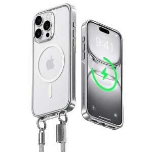 CASEKOO iPhone �p �P�[�X Magsafe�Ή� �N���A �B���o�b�N�� �ő�25W�}���[�d�Ή� �� �ϏՌ� ���ϋv�� ���� ���ϖh�~ �X�}�z �X�g���b�v �n���h�X�g���b�v�t�� ������
