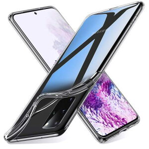 ESR Samgsung Galaxy S20 Ultra �P�[�X �N���A �\�t�g�P�[�X �M�����N�V�[S20 Ultra�\�t�g�J�o�[ ���^ ����TPU ���ߗ�99.9% �w��h�~ �����h�~ ���ϖh�~ ���S�ی� �y�� Qi�}���[�d�Ή�Samgsung Galaxy S20 Ultra ��