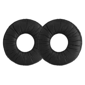 kwmobile 2x �w�b�h�z���J�o�[ Sony MDR-ZX110 / MDR-ZX310/ MDR-ZX330�Ή� �����p�C���[�p�b�h - �N�b�V���� PU���U�[ ���F �u���b�N
