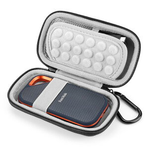 Yinke �P�[�X SanDisk SSD/SanDisk�|�[�^�u��SSD Portable Extreme PRO�O�t�ɑΉ� �T���f�B�X�N ��p�ی���[�g�їp �O���[ / �u���b�N / �K�т��� ��p�ی�J�o�[���[��