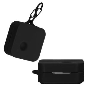 kwmobile �C���z���P�[�X Nothing ear 2 �Ή� �P�[�X - ���C�����X�C���z�� �V���R�� �����h�~ �I�����W / ���� / �u���b�N ���F
