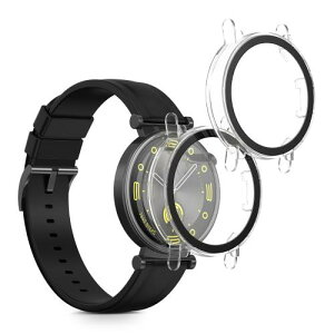 kwmobile 2x �P�[�X Huawei Watch GT4 41mm�Ή� �J�o�[ - �t���{�f�B �K���X �ϏՌ� �����^ ����