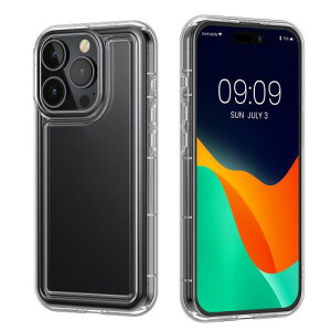kwmobile �X�}�z�P�[�X Apple iPhone 15 Pro�Ή� �P�[�X - �ϏՌ� ���΂ݖh�~ ���h�~ �\�t�g TPU - ����