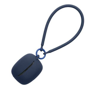 kwmobile �C���z���P�[�X JBL Tune Beam 2�Ή� �P�[�X - ���C�����X �C���C���[ �C���z�� �V���R�� ���F �l�C�r�[ / �u���b�N ���F