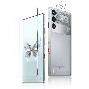 �Ή�2+2���Z�b�g REDMAGIC 10 Pro �K���X�t�B���� �����^ �����ߗ� ������ REDMAGIC 10 Pro �����K���X 2 �� + �J���� �t�B���� 2 �� 9H �d�x �w��h�~ �ϏՌ� ��U�h�~ �����z�� �C�A�[�� ���E���h�G�b�W