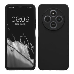 kwmobile �X�}�z�P�[�X Xiaomi Redmi 14C / Poco C75�Ή� �P�[�X - �X�}�[�g�t�H�� �o�b�N�J�o�[ TPU �ϏՌ� �E�B���^�[ ���[�Y / �O���[���O���[ / �_�[�N �X���[�g / �o���g�C �u���[ / �u���[�x���[�̐�