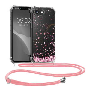 kwmobile �X�}�z�V�����_�[ Apple iPhone 17e / iPhone 16e�Ή� �P�[�X - �V�����_�[ �N���A TPU �J�o�[ �X�g���b�v�t�� - ���|�� ��|�� �ϏՌ�