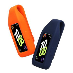 kwmobile Huawei Band 10 / 9 / 8�Ή� 2x �N���b�v�z���_�[ - �V���R�� �t�B�b�g�l�X�g���b�J�[ �N���b�v