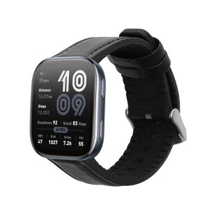 kwmobile �����x���g 22mm Amazfit Bip 6 / 5 Unity/Bip GTS 3 Balance 2 Helio Strap�Ή� �o���h - �V���R���o���h ���U�[ �\�t�g �ϋv�� ���F/���F ���F / ���F / �u���b�N