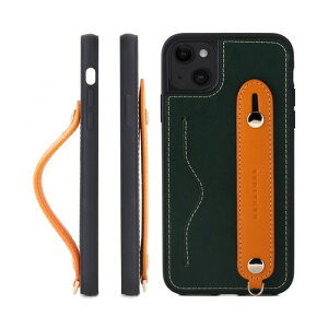 HANATORA for iPhone �P�[�X �{�v �ϏՌ� �w�ʃx���g �X�g���b�v�����O �X�}�z�P�[�X �X�}�z �X�^���h�@�\ �l�b�N�X�g���b�v �t�� �C�^���A�����U�[ �M�t�g 8Plus/14Plus/15Plus/16Plus CGH-8Plus-Orange 12