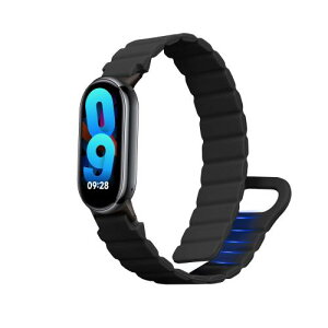 kwmobile �����o���h Xiaomi Mi Band 10 / Mi Band 9 / 8�Ή� �x���g - �V���R���o���h �}�O�l�b�g �\�t�g �ϋv�� ���F