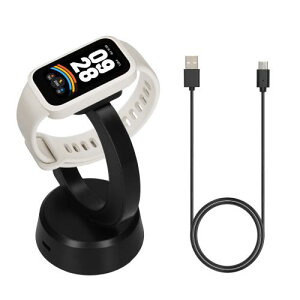 kwmobile �[�d�P�[�u�� Xiaomi Mi Band 10 / Band 9 / 8 / 8Pro / Redmi Watch 3 Active�Ή� �[�d�� - �X�}�[�g�E�H�b�` �[�d�X�^���h �X�y�A ���F