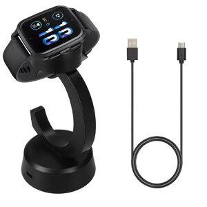 kwmobile �[�d�P�[�u�� Garmin Venu Sq 2 Music/Sq 2 / Vivoactive 6 / Vivoactive 5�Ή� �[�d�� - �X�}�[�g�E�H�b�` �[�d�X�^���h �X�y�A ���F