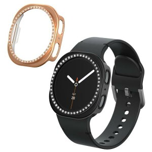kwmobile 2x �t���[���J�o�[ Samsung Galaxy Watch 8 40mm �Ή� �P�[�X - �X�}�[�g�E�H�b�` �ی� �ϏՌ� ���F/ ���F / �V���o�[ / ���F / �s���N�S�[���h ���F/�s���N�S�[���h ���F/�V���o�[