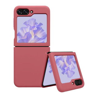 kwmobile �X�}�z�P�[�X Samsung Galaxy Z Flip5�Ή� �P�[�X - �J�o�[ �\�t�g TPU �V���R�� �ϏՌ� ���X�O���[�� / �_�[�N���[�Y