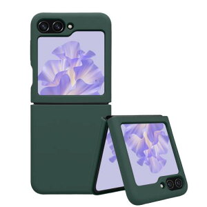 kwmobile �X�}�z�P�[�X Samsung Galaxy Z Flip5�Ή� �P�[�X - �J�o�[ �\�t�g TPU �V���R�� �ϏՌ� - �_�[�N���[�Y