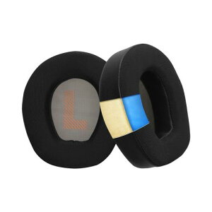 kwmobile 2x JBL Quantum 300 / Quantum 200�Ή� �C���[�p�b�h - �w�b�h�z���J�o�[ �ϋv�� �\�t�g PU���U�[ ���F �u���b�N
