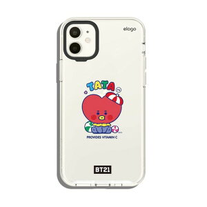 elago iPhone11 �Ή� �P�[�X �N���A BT21 �O�b�Y �N���A�P�[�X ���� �X�}�z�P�[�X [ Apple iPhone 11 �A�C�t�H��11 �Ή� ] LINE FRIENDS BT21 JELLY CANDY TATA