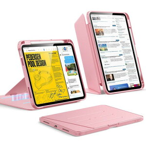 ESR iPad A16 �P�[�X ��11���� / ��10���� �Ή� �c���Ή��X�^���h ���p�x���� ����X�^���h �y�����[ �ϏՌ� �S�ʕی� �I�[�g�X���[�v 11�C���`/10.9�C���` Flip�V���[�Y �X�J�C�u���[ �p�[�v��