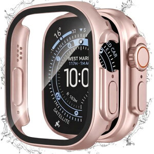 Puptoya for �A�b�v���E�H�b�` �h�� �J�o�[ 40mm/41mm/42mm/44mm/45mm/46mm/49mm Apple Watch�p �P�[�X �����Ղ邤������ �ی� �o���p�[ �^�b�`���x������ �ϏՌ� �K���X�t�B���� �����ȒP iWatch SE3 SE2