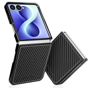 VISOUL Galaxy Z Flip8 �Ή� �P�[�X �{�v �X�}�z�P�[�X ���^ �M�����N�V�[Z �t���b�v8 ���U�[�P�[�X �����Y�ی� �w��h�~ ����~�� 5.5�C���`/6.9�C���` �J�[�{�����U�[�u���b�N Fold8