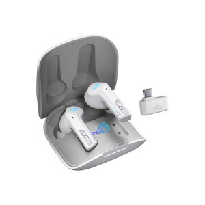 ASUS Bluetooth�����2.4GHz���C�����X�Q�[�~���O�C���z�� �ő�46���� 24�r�b�g 96kHz�I�[�f�B�I / R55ES ROG CETRA TWS SPEEDNOVA/WHT �z���C�g Cetra True Speednova(2.4GHz���C�����X/Bluetooth)