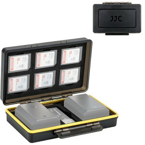 JJC �o�b�e���[ 2�� + SD�J�[�h 6�� �J�[�h�P�[�X �o�b�e���[�P�[�X �d�r�J�o�[ SDXC SDHC SD *6�� Canon LP-E6 LP-E8 LP-E12 LP-E17 NB-13L Fujifilm NP-W126 NP-W126S Sony NP-FZ100 NP-FW50 Nikon EN-EL15 EN-EL14 Olympus BLS-5