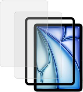 KPNS �A���`�O���A iPad Air 11 M4 2026�p/ iPad Air 11 M3 ��7���� 2025�p/ M2 ��6���� 2024 �p�� ���˖h�~ ���炳�� �K���X�t�B���� (2��) +�K�C�h�g�t�� �\��₷�� 9H �\�ʍd�x KPJP2FB1-45