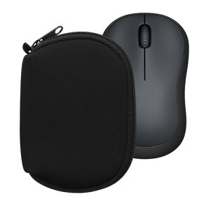 kwmobile �}�E�X�P�[�X Logitech M220 SILENT / M235 / M185 / acer OMR266�Ή� �P�[�X - �����}�E�X �W�b�p�[�t�� �l�I�v���� ���F �u���b�N
