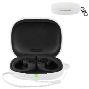 HVUYAL �P�[�X For SHOKZ OpenFit Pro �Ή� �����h�~�p�̃t�b�N�𓋍ڂ��� �y�� �L�Y�h�~ �h�o �����ɂ��� �_�炩�ȃV���J�Q���̃X�|�[�c�N�[���ȃf�U�C�� �Ռ� �z�� �X���� �\�t�g �P�[�X�J�o�[