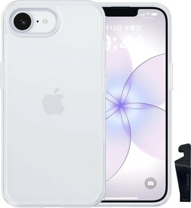�ČRMIL�V�K�i�E�w��h�~ CASEKOOiPhone 16e/17e / �p �P�[�X 6.1 �C���` �}�b�g�u���b�N / �}�b�g�N���A / �O���C�V���[ / �o�[�K���f�B / �N���A �ČRMIL�V�K�i�E�ɁX������ Pro �ϏՌ� KORI