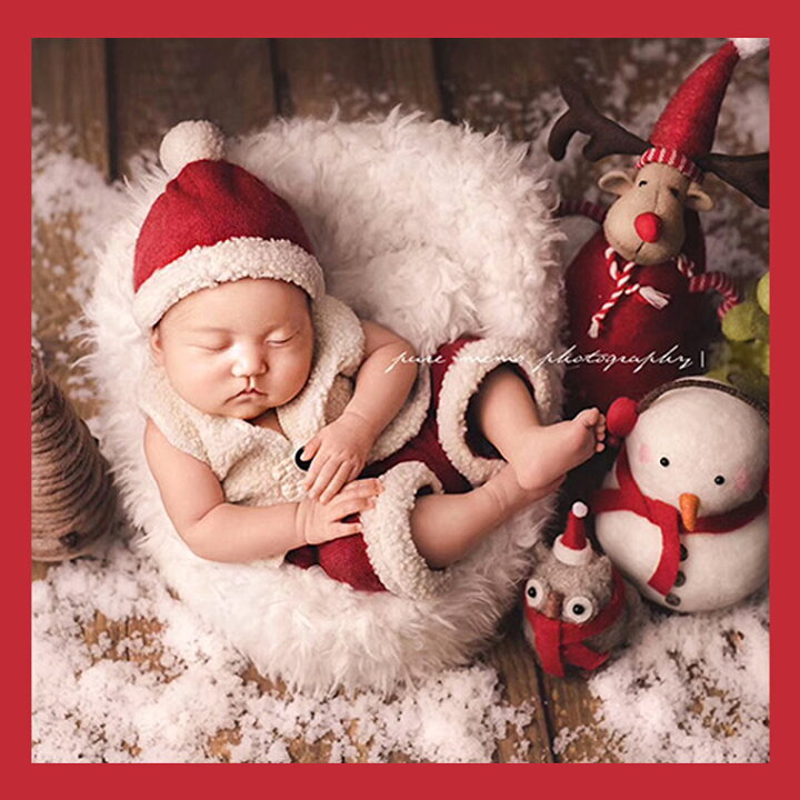 定番スタイル クリスマス幼児ベビークリスマス服ロンパースパンツハットセット Iglamdigital Com Ar
