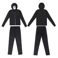 スポーツウェアウェアコート上下セットズボンダイエット服燃焼服カロリー脂肪燃焼発熱サウナ汗フィットネスランニングヨガアウトドア伸縮性レディースロングスタイル抜群スポーツウェアジム運動おしゃれかわいい送料無料8R36