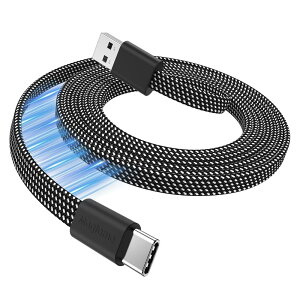 Magtame USB- type cP[u}[d usbP_[utype-c  tbg` QC3.0Ki usb^CvcP[_u XpCP[u_ atoc_P[uSamsung Galaxy/FE Ultras10E/S10/S9/Plus 5G/Note9/8Ή(1M-u