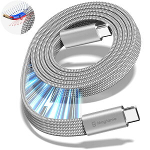 Magtame ^Cvc_P[u tbg` Ύ[ 240W/5A}[d type-cP_[u QC4.0/PD3.1Ή usbc-usbcP[_u RlN^ diC iPhone15/MacBook/iPad/Samsung/Xperia Galaxy/XperiaΉi