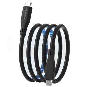 Magtame ^Cvc_P[u VRf ͋z܂h~ type-c_P[u PD60W}[d ctocP[_u 480Mbpsf[^] usb-c&usb-cP_[u iPhone15/MacBook Pro/Air/iPad/Samsung/GalaxyΉ(0.9M-ubN)