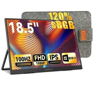 ���o�C�����j�^�[ 18.5�C���` InnoView ���o�C���f�B�X�v���C 120%sRGB 100Hz 1920x1080 FHD ���� �Q�[�~���O���j�^�[ �|�[�^�u�����j�^�[ IPS�t���p�l�� ����� HDR���[�h FreeSync �u���[���C�g�@�\ Type-C