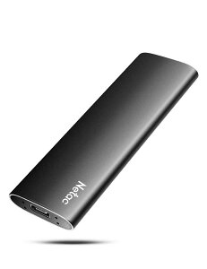 Netac SSD �O�t�� 500GB �����^ USB3.2 Gen2�ő�550MB/s ���K�i3�N �㎿�ȃ��U�[�|�[�`�t�� PS5 �O�t��SSD PS4/Android �X�}�z/Xbox�g�� Type-C/A�Ή� �����y�ʃA���~➑�/�ϏՌ�/�É�/